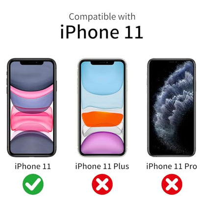 3 Pack Tempered Glass Screen Protector for iPhone 11/ iPhone Xr, 9H Hardness, Scratch Resistant, HD Clear, Case Friendly, Bubble-Free, Easy Install - size: iPhone 11/ iPhone Xr