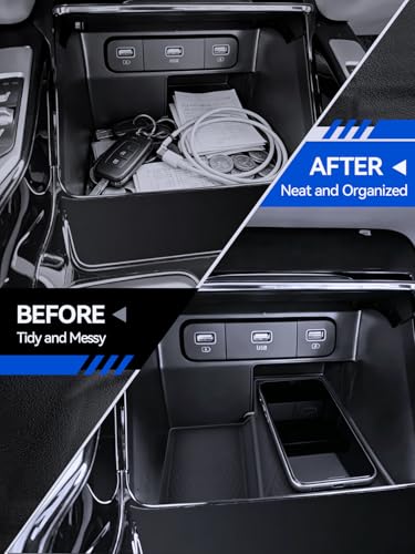 for Sorento Wireless Charger Silicone Pad Mat 2021-2025 2026 Kia Sorento Accessories Non-Slip Phone Charging Pad Tray Liner, Anti-Scratch Black