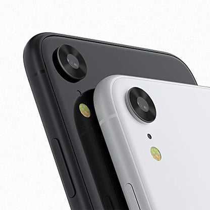 For iPhone XR Camera Lens Protector - [2 Pack] Premium Aluminum Alloy Back Rear Camera Lens Screen Cover Case Shield - Black - color: Black-iPhone XR