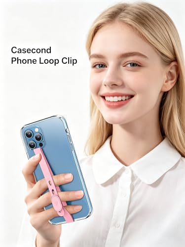 3 PCS Phone Loop Strap iPhone Clip Finger Grip Holder Stretchable Flexible Elastic Silicone Hand Band Ultra Slim Adjustable Wireless Charging Universal for iPhone Most Phone Cases