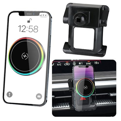 Car Magnetic Phone Mount for Kia K5 2021 2022 2023 2024 Auto Interior Accessories Best Cellphone Holder Fast 15W Wireless Charger Cell Phones Charging Screen Stand Cradles Accessory