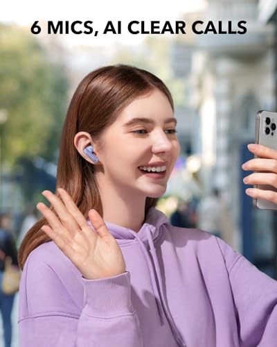Soundcore P40i by Anker Noise Cancelling Earbuds with Adaptive ANC - color: Purple
