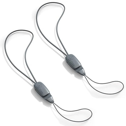 E-Tree 2 Pack Multi-Purpose Wrist Lanyard Hand Strap for Cell Phone Case Camera Airpods Keys Keychain Keys USB Flash Drive - color: Grey & Grey