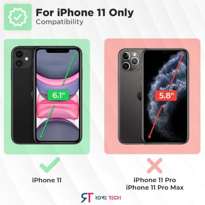 Designed for Apple iPhone 11 Case with Belt Clip Holster | Rugged Holster & Protective Phone Case Combo with Anti-Slip Texture - Black - style: iPhone 11