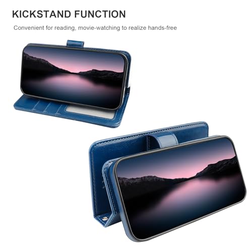 Bocasal for MagSafe Wallet Case Card Holder for iPhone 13 Pro, Blue - color: Blue for MagSafe