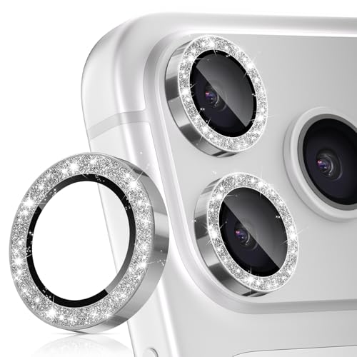 imluckies Camera Lens Protector for iPhone 17 Pro/iPhone 17 Pro Max - color: Bling Gray