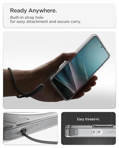 Spigen for Galaxy S26 Case, Ultra Hybrid S MagFit [Kickstand] [Compatible with MagSafe] [Fast Wireless Charging] - Clear White - size: Galaxy S26