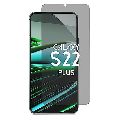 Privacy Screen Protector for Galaxy S22 Plus - Blue Light Blocking Film 6.6" with Alignment Tool Kit [1 Pack] - Support Fingerprint Unlock/Cell Phone Private, Scratch Resistant Film - size: Galaxy S22+