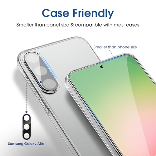 amFilm OneTouch for Samsung Galaxy A56 Screen Protector Tempered Glass - size: A56-6.7"