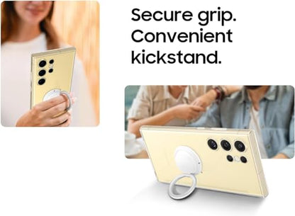 Samsung Galaxy S24 Ultra Clear Gadget Phone Case, Protective Cover with Hand Grip, Kickstand, Wrist Strap Accessories, Scratch Resistant Protection, US Version, EF-XS928CTEGUS, Transparent - color: Transparent, style: Clear Gadget Case
