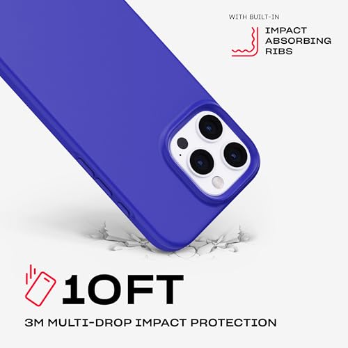 Tech21 EvoLite for iPhone 16 Pro Max Ultra Thin - Impact Protection Case - in Cobalt Blue - color: Blue, size: iPhone 16 Pro Max