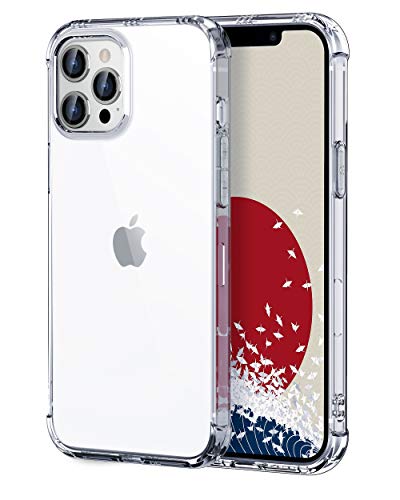ONES for 13 Pro Case Clear,Slim Soft TPU Silicone Cover, Military Drop Protective Thin Phone Bumper Case with Shockproof Airbags, Yellowing Resistant Transparent - color: HD High Transparency, size: iPhone 13 Pro