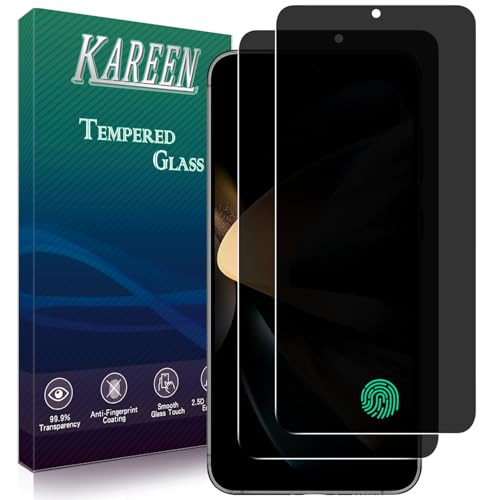 KAREEN 2 Pack Privacy Screen Protector for Samsung Galaxy S23 5G 6.1-inch - size: [Privacy]Samsung S23