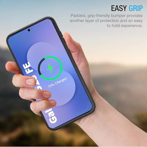 Battery Case for Galaxy S25 FE,12000mAh Portable Protective Smart Wireless Charging Case Support Carplay Compatible with Galaxy S25 FE(6.7 inches)Rechargeable Extended Battery Charger Case(Black) - size: for Galaxy S25 FE