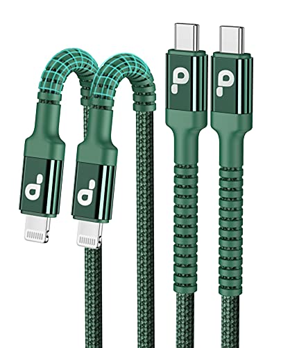 Apple Certified USB C to Lightning Cable - 3FT 2Pack iPhone Cable Fast - color: Green, size: 3FT, style: USB C to Lightning