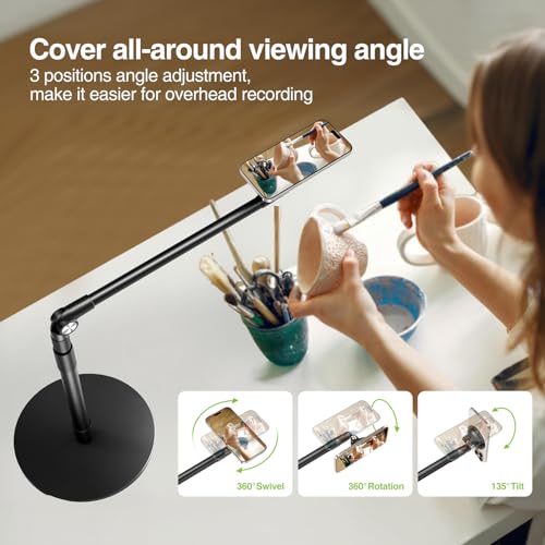 elitehood Magnetic Overhead Phone Stand Tripod for Video Recording - style: Magnetic Stand