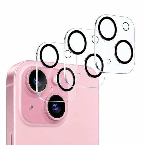 Camera Lens Protector for iPhone 15/iPhone 15 Plus- 3 Pack - size: iPhone 15/15 Plus