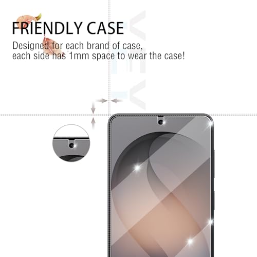 Galaxy S26 Plus Screen Protector + Camera Lens Protector, [2 +2 Pack] [Ultrasonic Fingerprint Unlock] Full Coverage Tempered Glass Screen Protector For Samsung Galaxy S26 Plus / S26+ - size: Galaxy S26 Plus