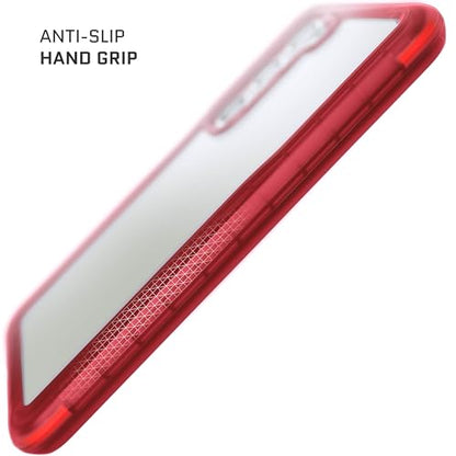 Ghostek Covert Galaxy S23 Clear Phone Case with Military Grade Shockproof Protection, Non-Slip Grip, Protective Silicone Cover Designed for 2023 Samsung Galaxy S23 (6.1") (Red) - color: Red [Limited], size: Galaxy S23