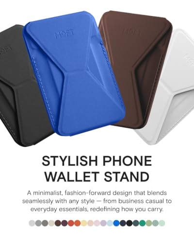 MOFT Snap-on Phone Stand & Wallet AERA, MagSafe Wallet, Slim Card Holder - color: Brownie, size: AERA