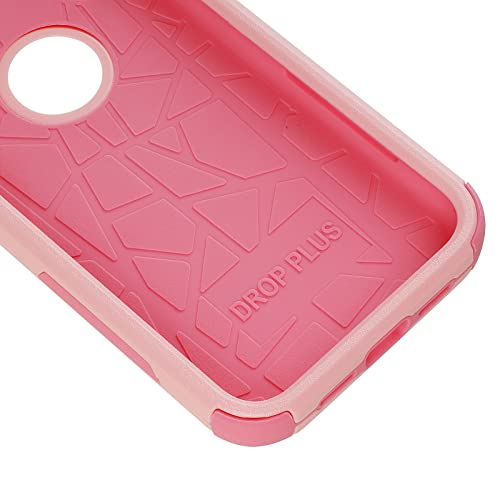 Co-Goldguard for iPhone XR Case, [Shockproof] [Dropproof] Heavy Duty Protection Phone Case Cover, 3 in 1 Non-Slip Scratch-Resistant Shell for iPhone XR, 6.1 inch, Pink - color: PINK