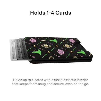 VELVET CAVIAR compatible with MagSafe Wallet 2.0 | Magnetic Card Holder Wallet for iPhone 17/16/15/14/13/12 or Phone Cases compatible with MagSafe | Best Witches - color: Best Witches