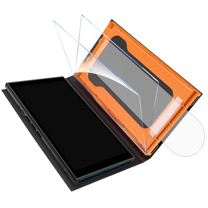OMOTON Auto-Alignment Matte Screen Protector for Nintendo Switch 2 2025 7.9”, Matte Glass Screen Protector, Easy Dust-free Installation Tool, Anti-Glare, Touch Sensitive, 2 Pack - size: Switch 2 - 7.9 Inch