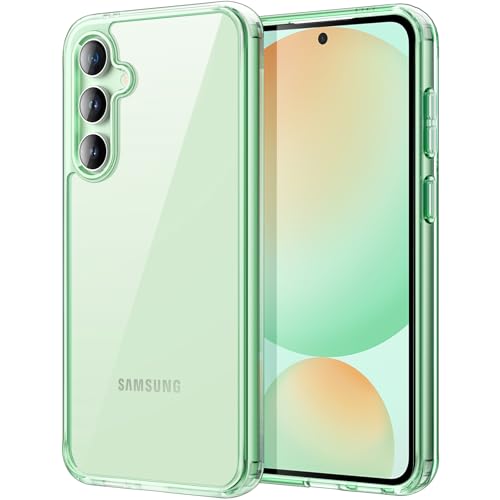 JETech Case for Samsung Galaxy S24 FE, Anti-Yellowing, Mint Green | Shockproof Protection, Scratch Resistant Hard PC Back, Durable Transparent TPU Bumper - color: Mint Green, size: Galaxy S24 FE
