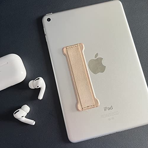 Hand Holder Strap for ipad, Tablet Hand Holder Strap, Universal Handle Grip for iPad Kindle, Mini Tablets and Cases (Gold) - 2PC - color: 2Gold