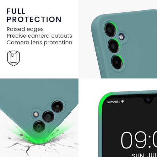 kwmobile Case Compatible with Samsung Galaxy A14 5G Case - Protective Slim TPU Phone Cover - Soft Matte Finish - Arctic Night - color: Arctic Night, size: Galaxy A14 5G