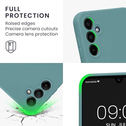 kwmobile Case Compatible with Samsung Galaxy A14 5G Case - Protective Slim TPU Phone Cover - Soft Matte Finish - Arctic Night - color: Arctic Night, size: Galaxy A14 5G