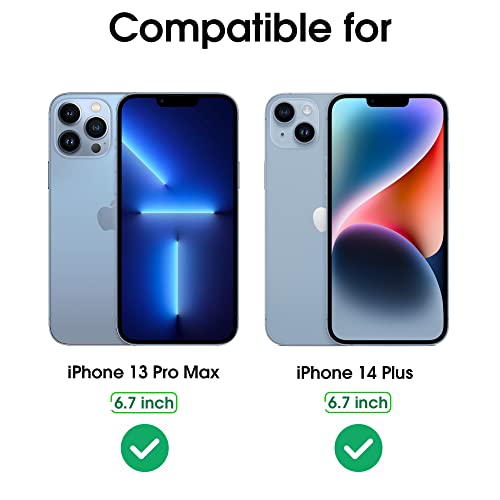 Arae Screen Protector Compatible with iPhone 13 Pro Max / 14 Plus, HD Tempered Glass Anti Scratch Work with Most Case, 6.7 inch, 3 Pack - size: iPhone 13 Pro Max/14 Plus 6.7 inch