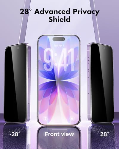 UNBREAKcable Privacy Screen Protector for iPhone 17 2 Pack - size: iPhone 17