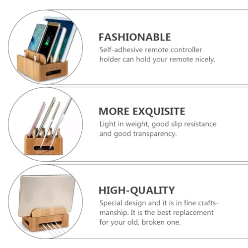 Wood Phone Stand Desktop Organizer for Charging Multiple Devices