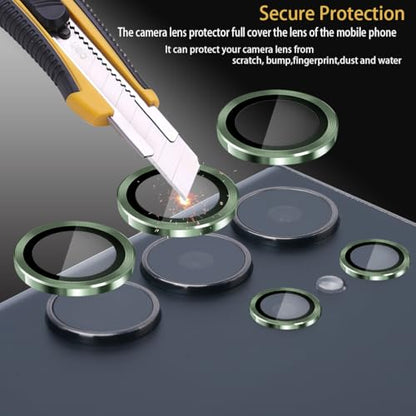 Camera Lens Protector for Samsung Galaxy S23 Ultra, Green - color: Green