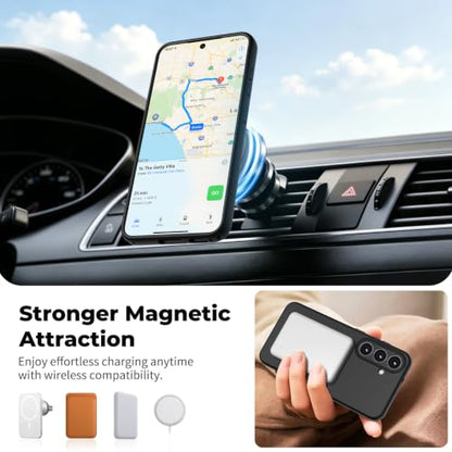 zapica Magnetic for Samsung Galaxy S26 FE Case/S25 FE Case, Midnight Black - color: Midnight Black, size: Samsung Galaxy S26 FE/S25 FE 6.7''