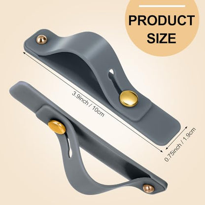 Weewooday 15 Pcs Phone Grip Strap Telescopic Finger Strap Stand,Neutral - color: Neutral