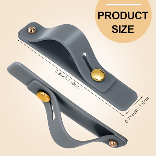 Weewooday 15 Pcs Phone Grip Strap Telescopic Finger Strap Stand,Neutral - color: Neutral