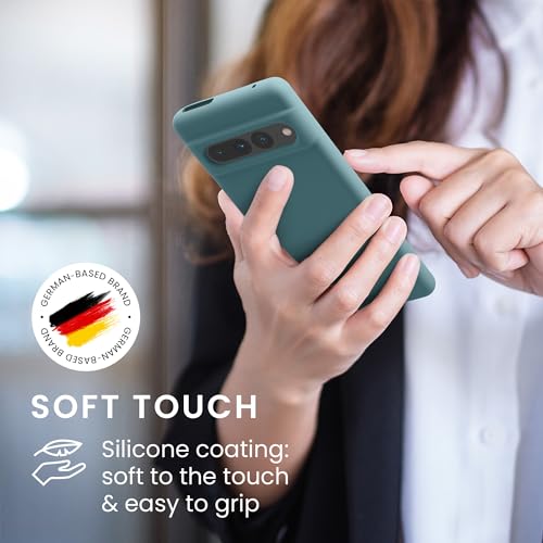 kwmobile Case Compatible with Google Pixel 7 Pro Case - TPU Silicone Phone Cover with Soft Finish - Antique Stone - color: Antique Stone, size: Pixel 7 Pro