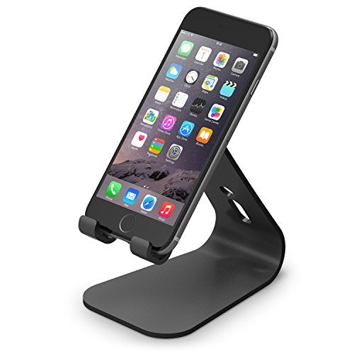 elago M2 Stand for All iPhones and Galaxy Smartphones (Angled Support for FaceTime) (Black) - color: Black