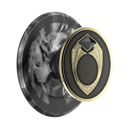 PopSockets Phone Grip for MagSafe with Kickstand, Magnetic Stand, Swappable Top, Secure Hold for iPhone MagSafe Cases, Phone & Tablet Grip, Harry Potter - Enamel Marvolos Ring - color: Marvolo's Ring, style: MagSafe