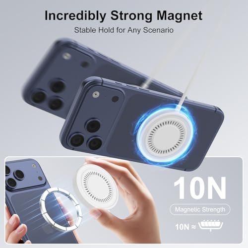 15W MagSafe Charger Magnetic Wireless Charger for iPhone 17 Pro Max/17 Pro - color: White-1