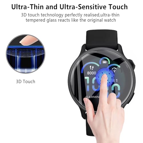 4-Pack for Garmin Vivoactive 6 / Vivoactive 5 Screen Protector 42mm, Soft Flexible TPU Ultra-Thin Self-Healing Bubble-Free Protective Film for Garmin Vivoactive 6, HD Clear Case-Friendly - size: Garmin Vivoactive 6