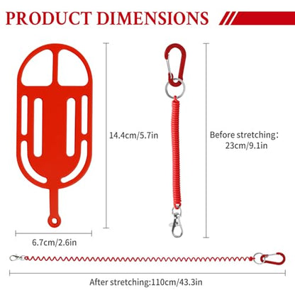 HOTEMIA Silicone Phone Lanyard Holder with Carabiner, Universal Phone Strap,Anti-Theft Phone Case with retractable tether - color: Red