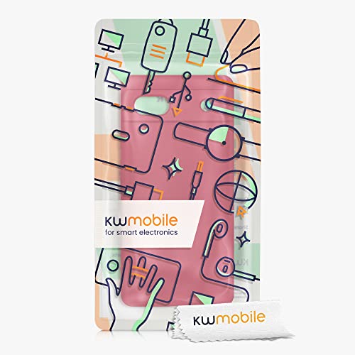 kwmobile Case Compatible with Google Pixel 6a Case - TPU Silicone Phone Cover with Soft Finish - Sweet Cherry - color: Sweet Cherry, size: Pixel 6a