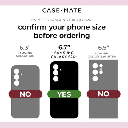 Case-Mate Samsung Galaxy S26 Plus Camera Lens Protector - Black - color: Black, size: Samsung Galaxy S26 Plus