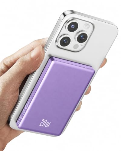 for Magsafe Power Bank iPhone, Compact 10000mAh Magnetic Portable Charger