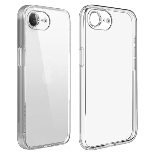 for Apple iPhone 7 8 SE X XR XS 11 12 13 Mini 14 15 16 16e Pro Max Plus 17 Air 17e Clear Gel Soft Case Cover Slim Transparent Clear Guard (for Apple iPhone 17e) - size: For Apple iPhone 17e