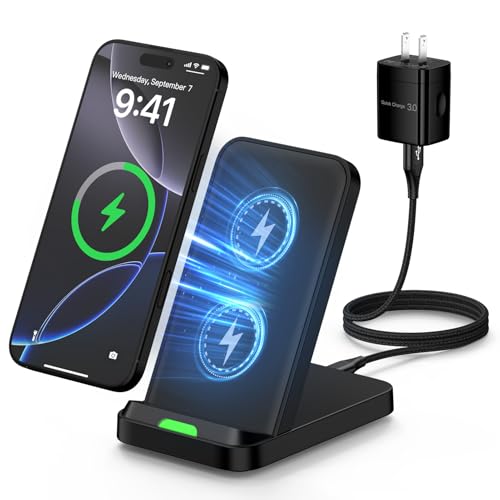Wireless Charger Stand for Samsung Galaxy S26 S25 FE Ultra Plus S24 S23 S22