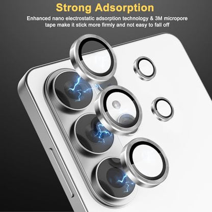 Camera Lens Protector for Samsung Galaxy S26 Ultra, Silver - color: Silver